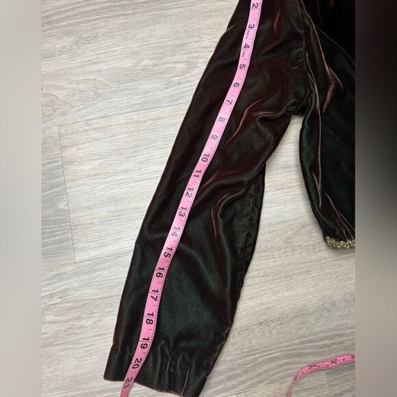 100% velvet vintage jacket from Puccini by timing size small - Picture 5 of 9